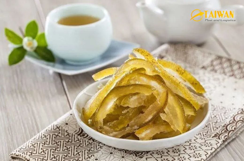 Gửi Mứt Vỏ Bưởi Sấy Sang Đài Loan An Toàn