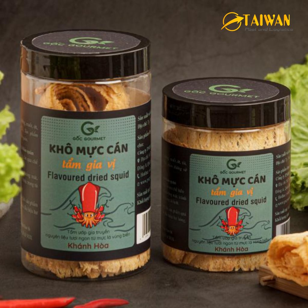 Gửi Mực Cán Tẩm Gia Vị Sang Đài Loan: Những Điều Cần Biết