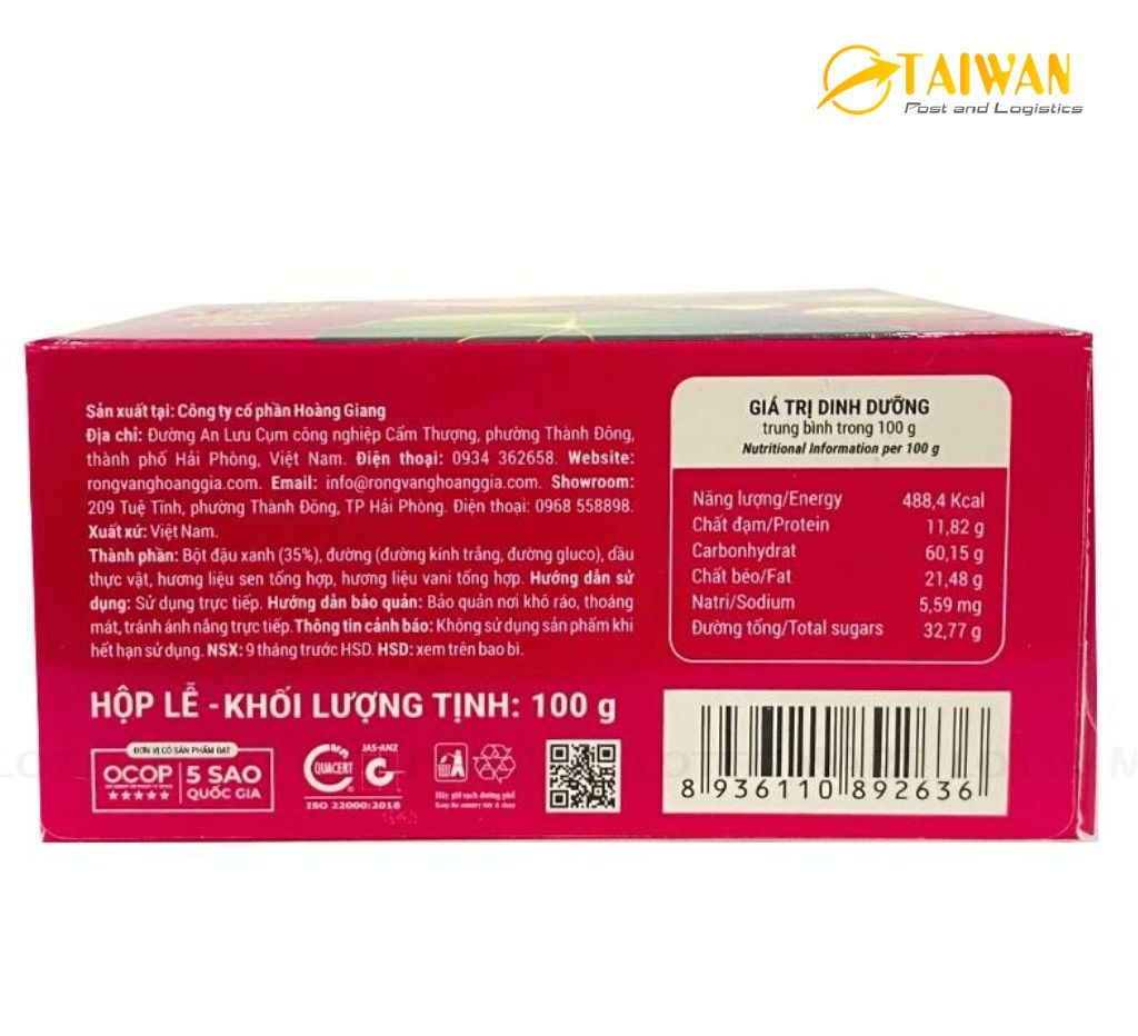 Gửi Bánh Đậu Xanh Sang Đài Loan Có Được Không? Gửi Bánh Đậu Xanh Sang Đài Loan Có Được Không?